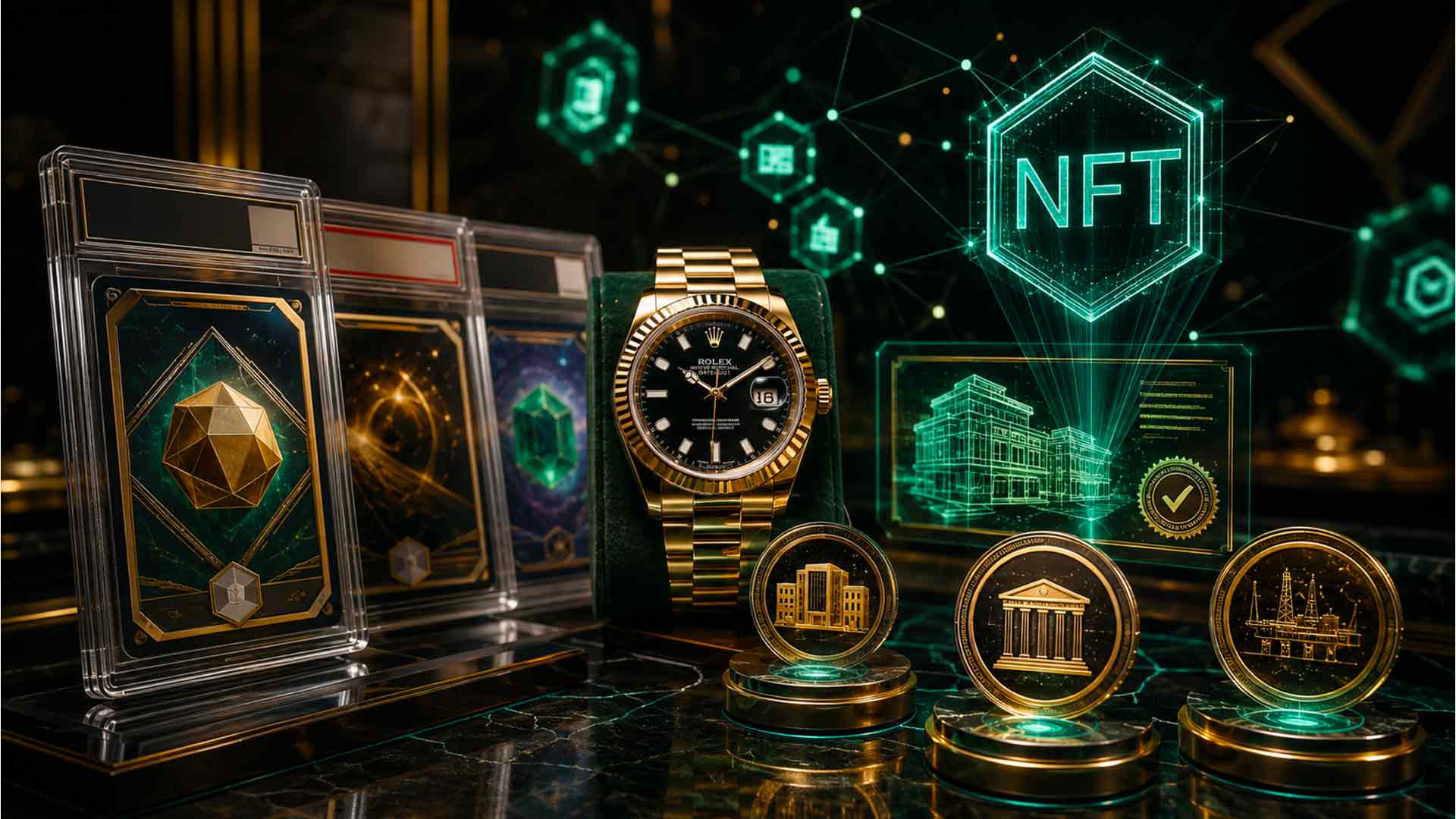 La nuova era degli NFT passa da carte collezionabili, Rolex e asset reali tokenizzati