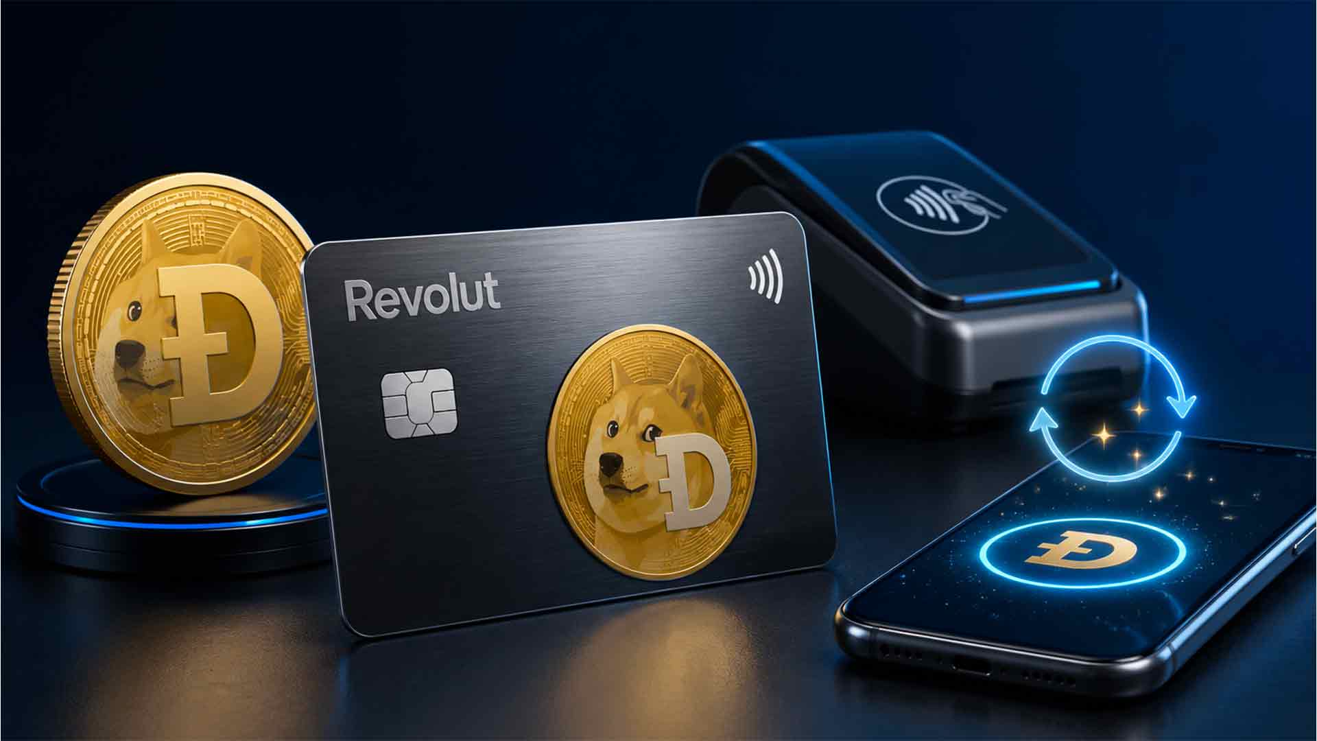 Revolut accelera sui pagamenti crypto con la nuova carta Dogecoin per acquisti e cashback