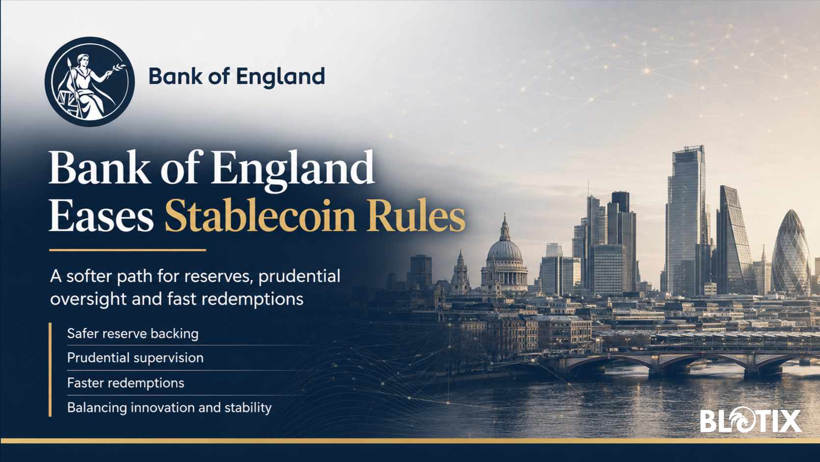 Stablecoin più libere nel Regno Unito ma sotto vigilanza della Bank of England
