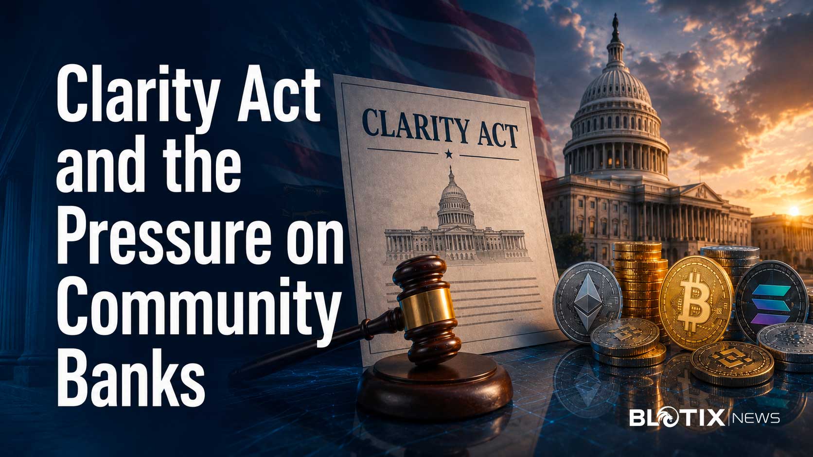 Il Clarity Act divide Washington mentre le stablecoin sfidano il credito delle banche locali americane