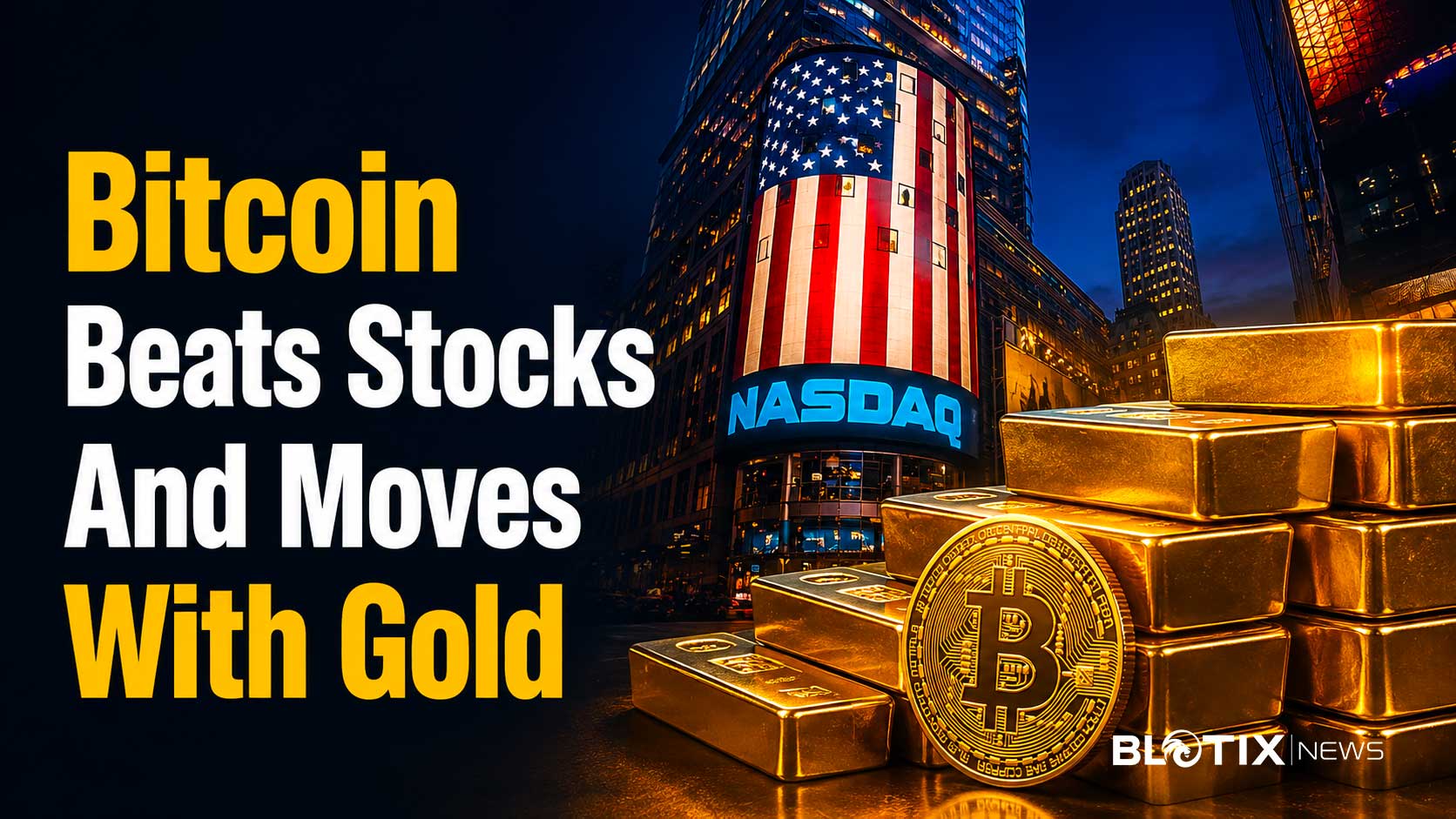 Bitcoin supera Nasdaq e S&amp;P 500 mentre cresce la correlazione con l’oro e si indebolisce il legame con il dollaro