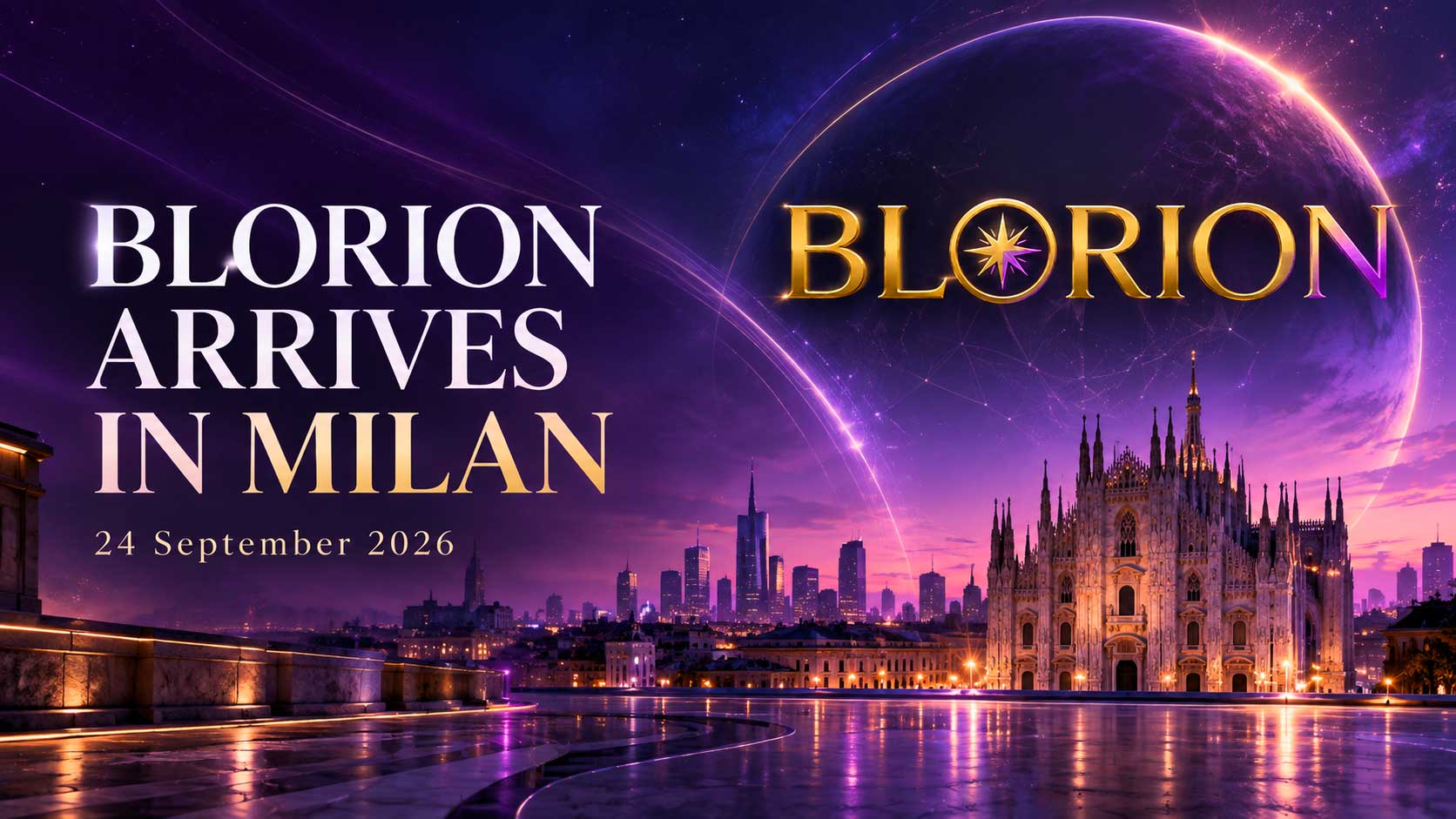 Blorion si prepara al debutto di Milano mentre cresce l’attesa per le novità che saranno svelate il 24 settembre