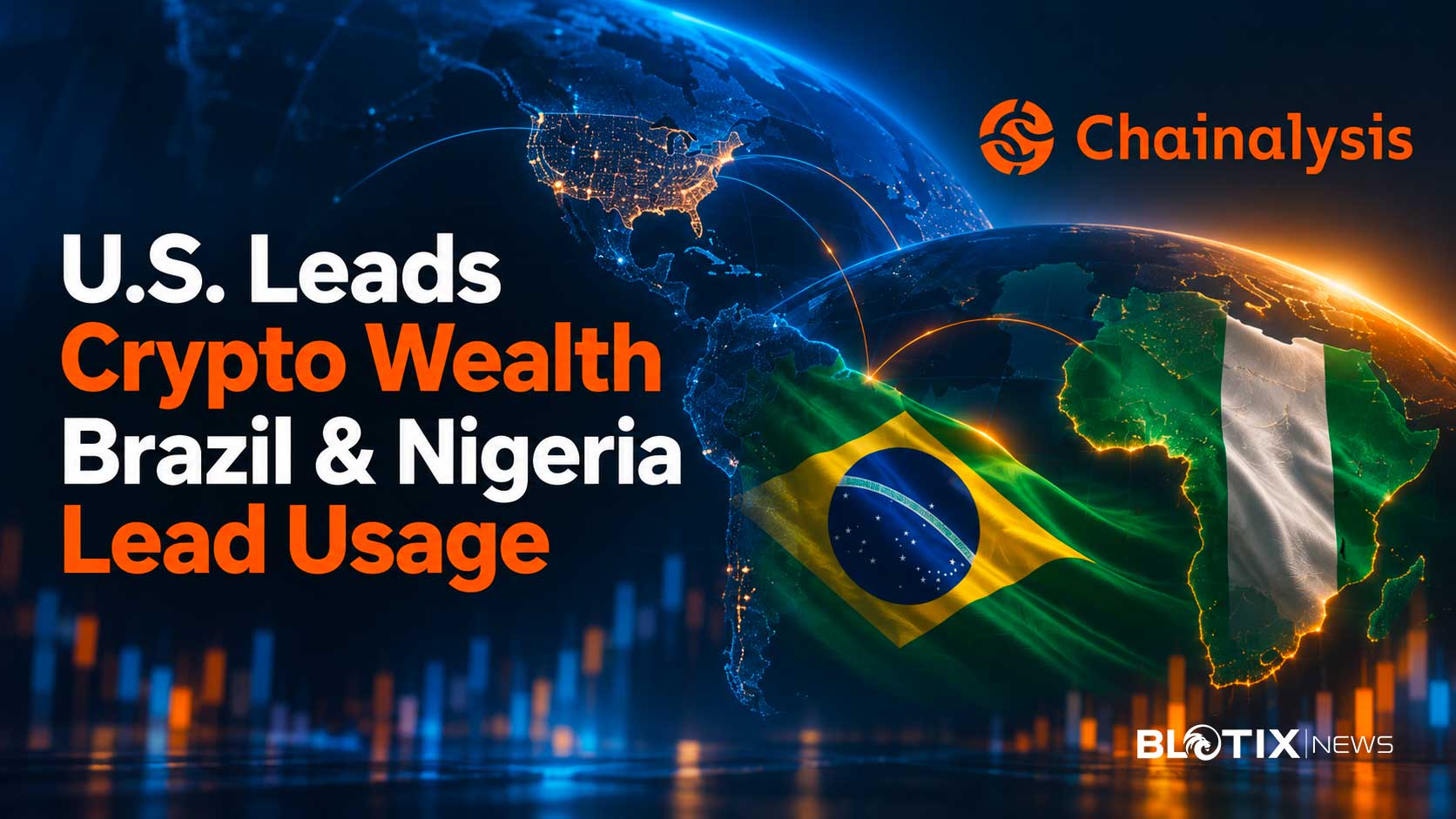 Gli Stati Uniti guidano per ricchezza crypto mentre Brasile e Nigeria trasformano stablecoin e blockchain in strumenti quotidiani