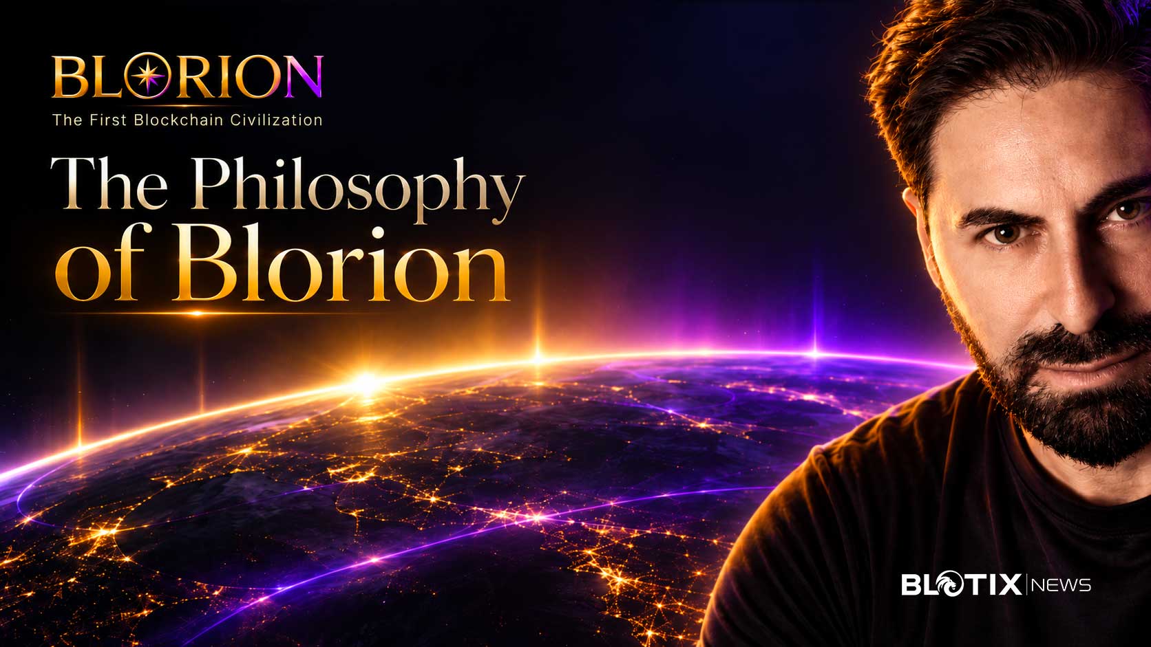Massimo Fustinoni presenta la visione di Blorion e invita tutti a diventare costruttori della prima civiltà blockchain