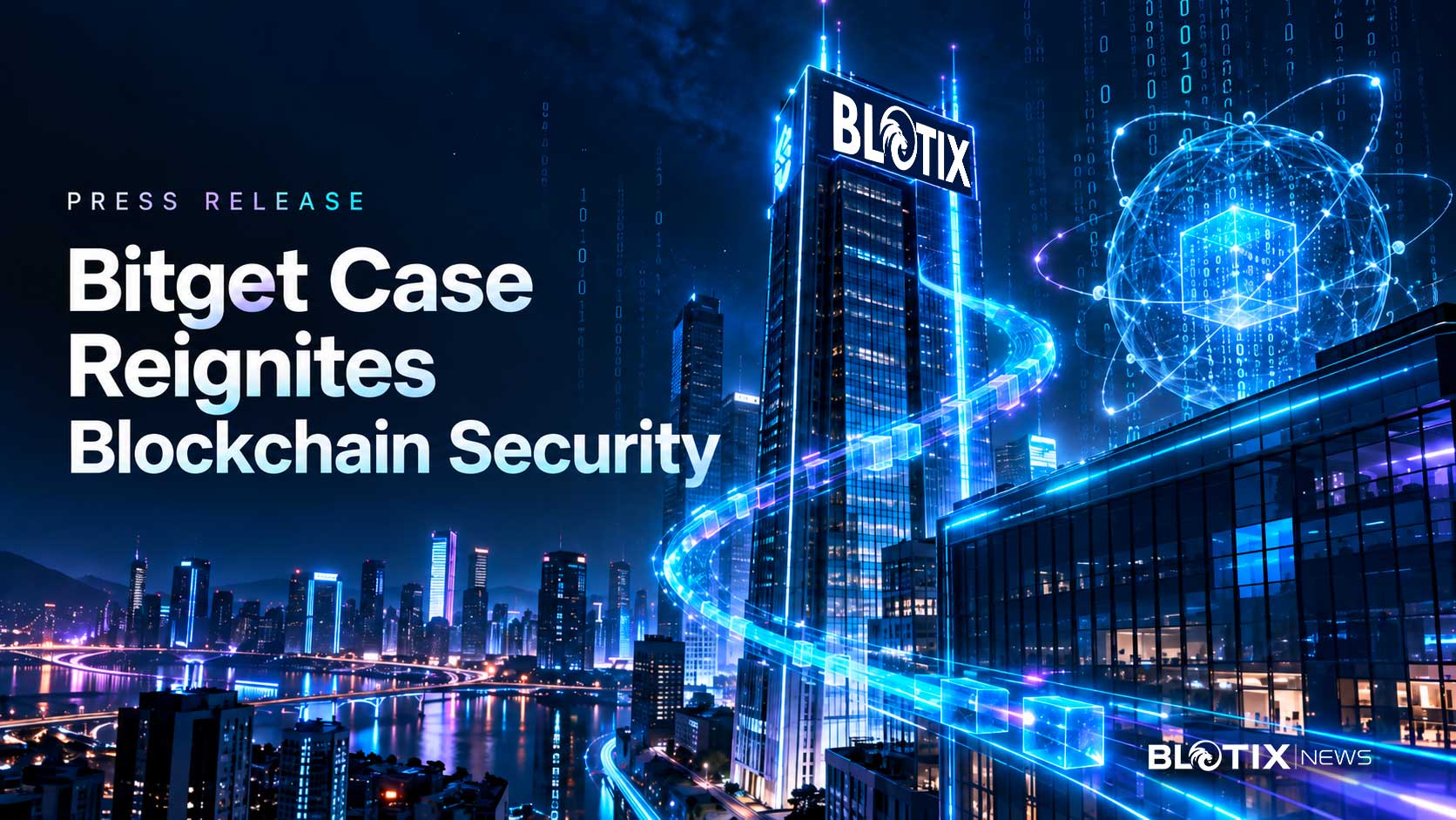 BLOTIX, l’allarme sulla sicurezza degli asset digitali coincide al minuto con l’attacco a Bitget