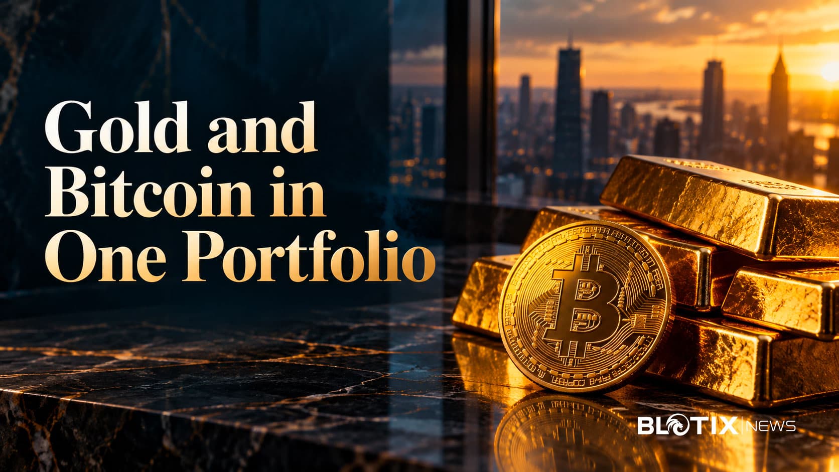 Oro e Bitcoin insieme nel portafoglio degli investitori