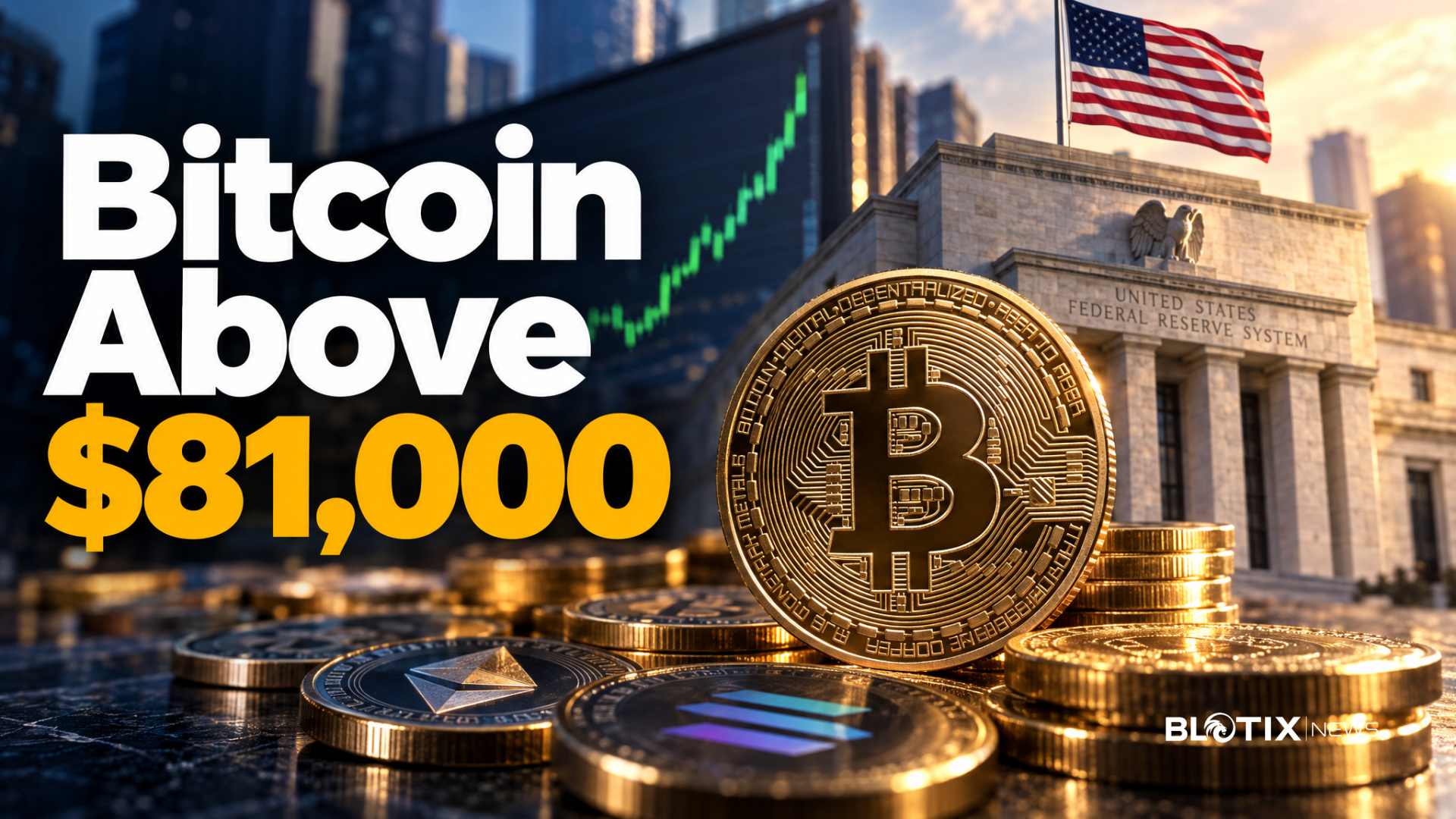 Bitcoin supera 81.000 dollari mentre gli altcoin accelerano