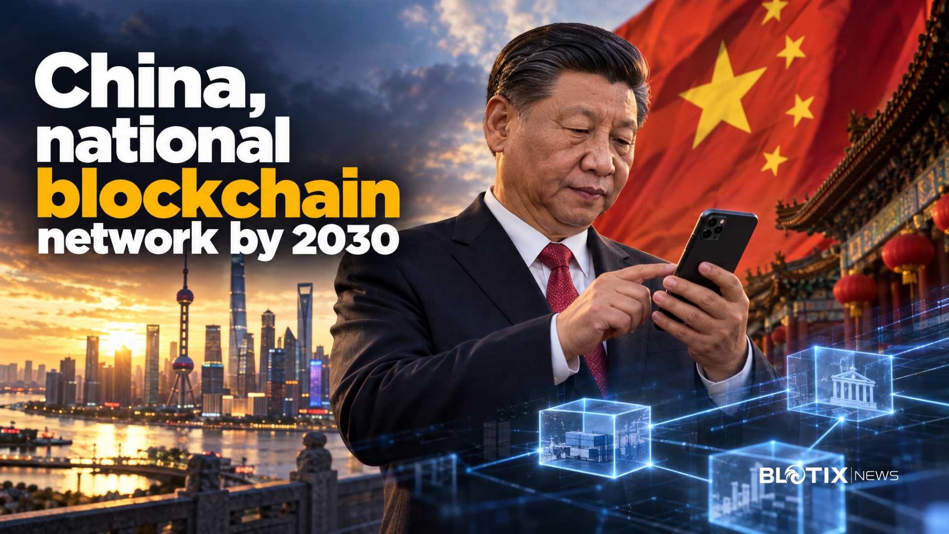 La Cina punta a completare entro il 2030 una rete blockchain nazionale